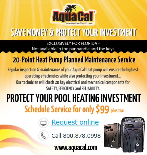 Save money with Planned Maintenance for your pool heater